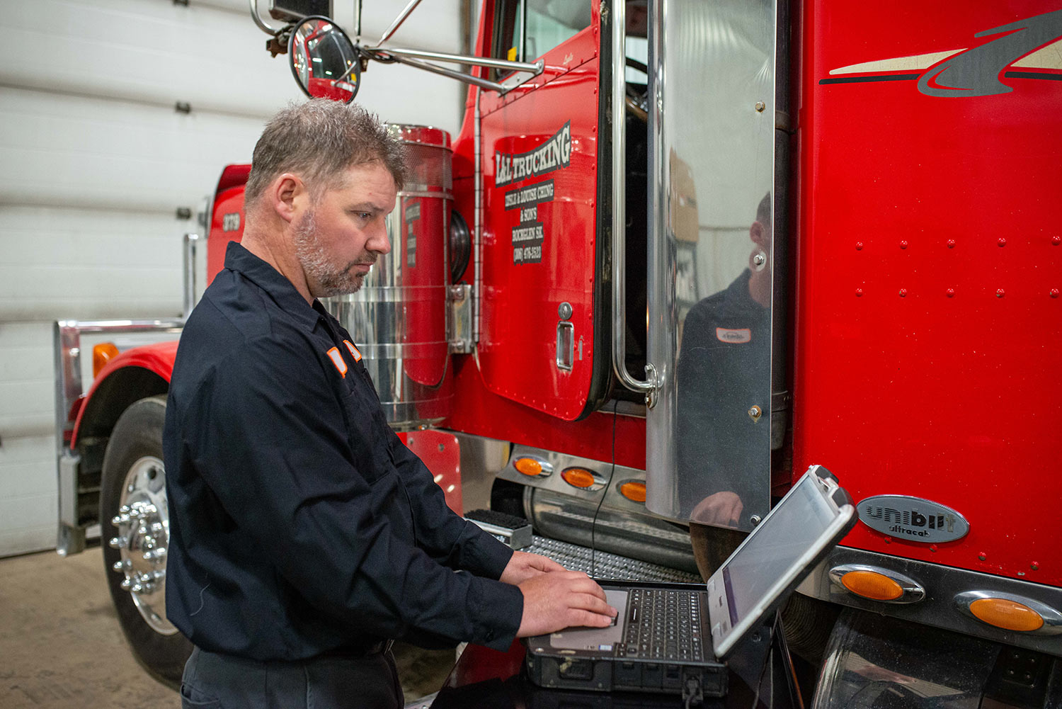 Working on emissions control